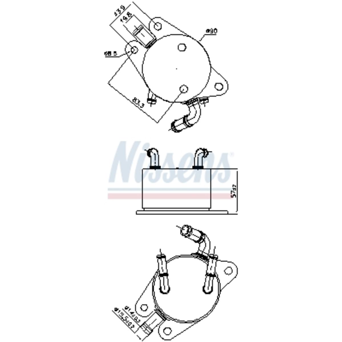 Image of Olie radiator, automatische versnellingsbak