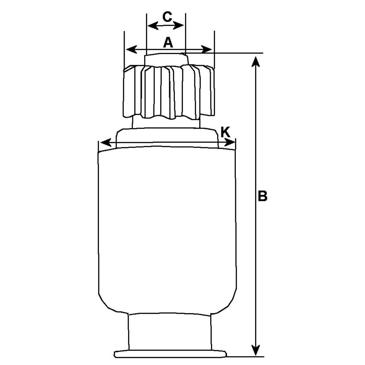 Hc-Cargo Freilaufgetriebe, Starter F 032 131 056