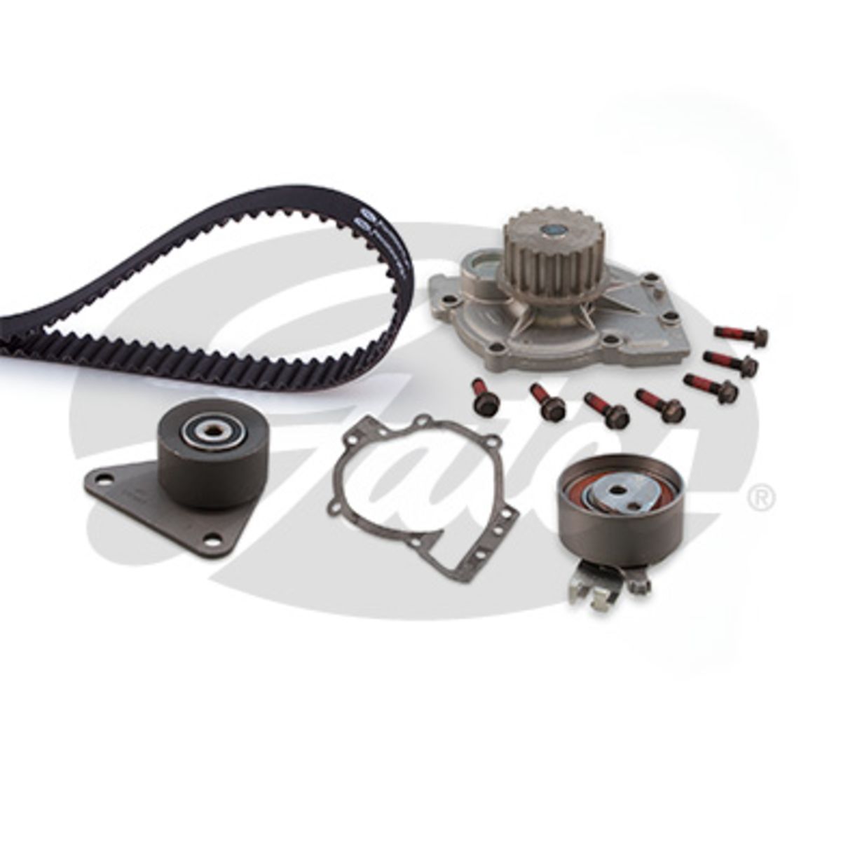 Image of Waterpomp + PowerGrip distributieriem set