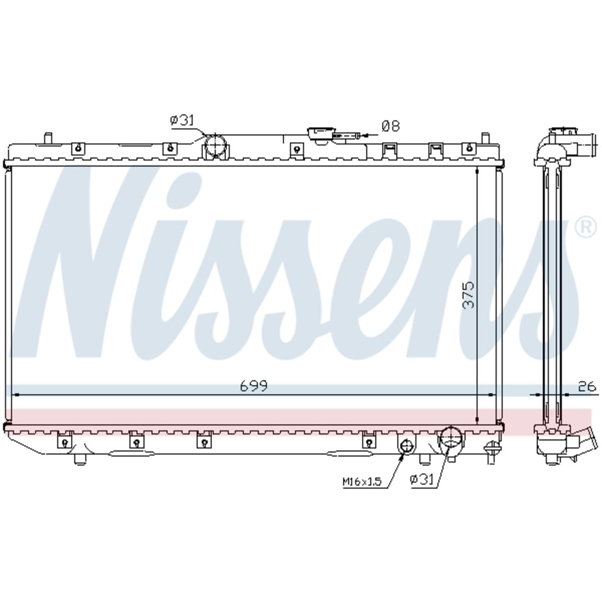 Image of Radiator, motorkoeling