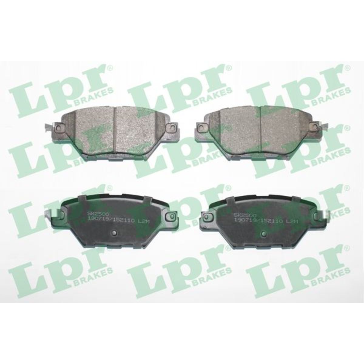 Bremsbelagsatz LPR 05P2110, Hinten