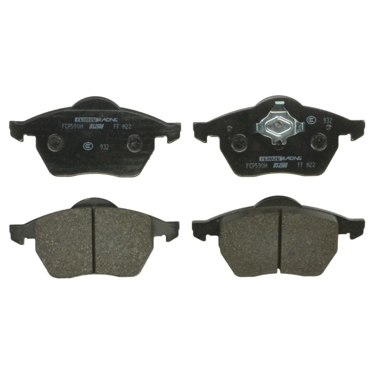 Jeu de plaquettes de frein FERODO FCP590H