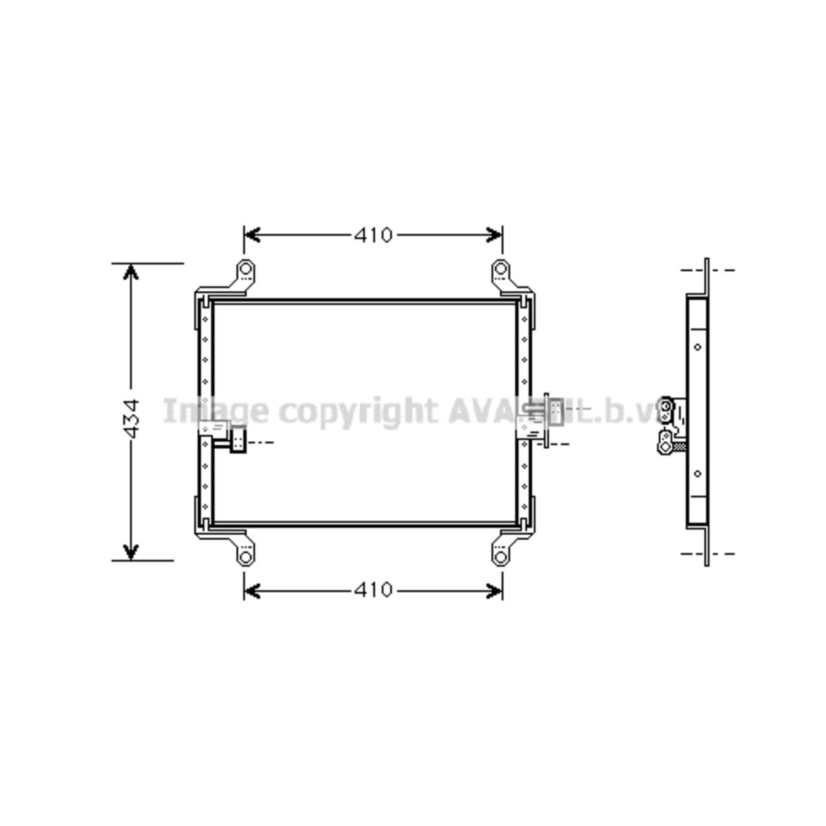 Image of Condensator, airconditioning
