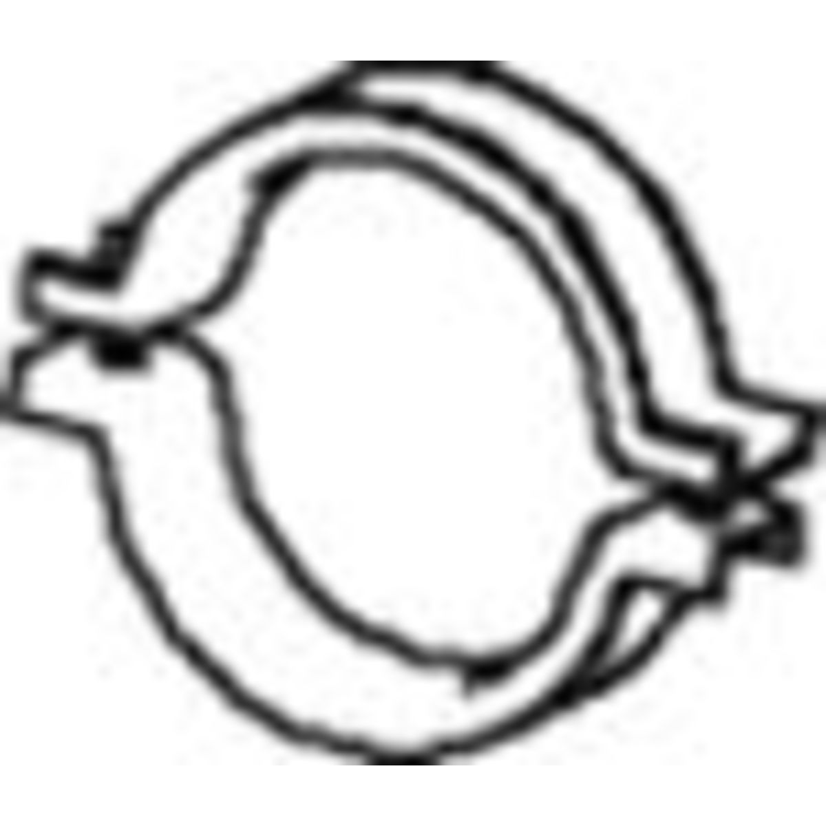 Image of U-klem, uitlaatsysteem