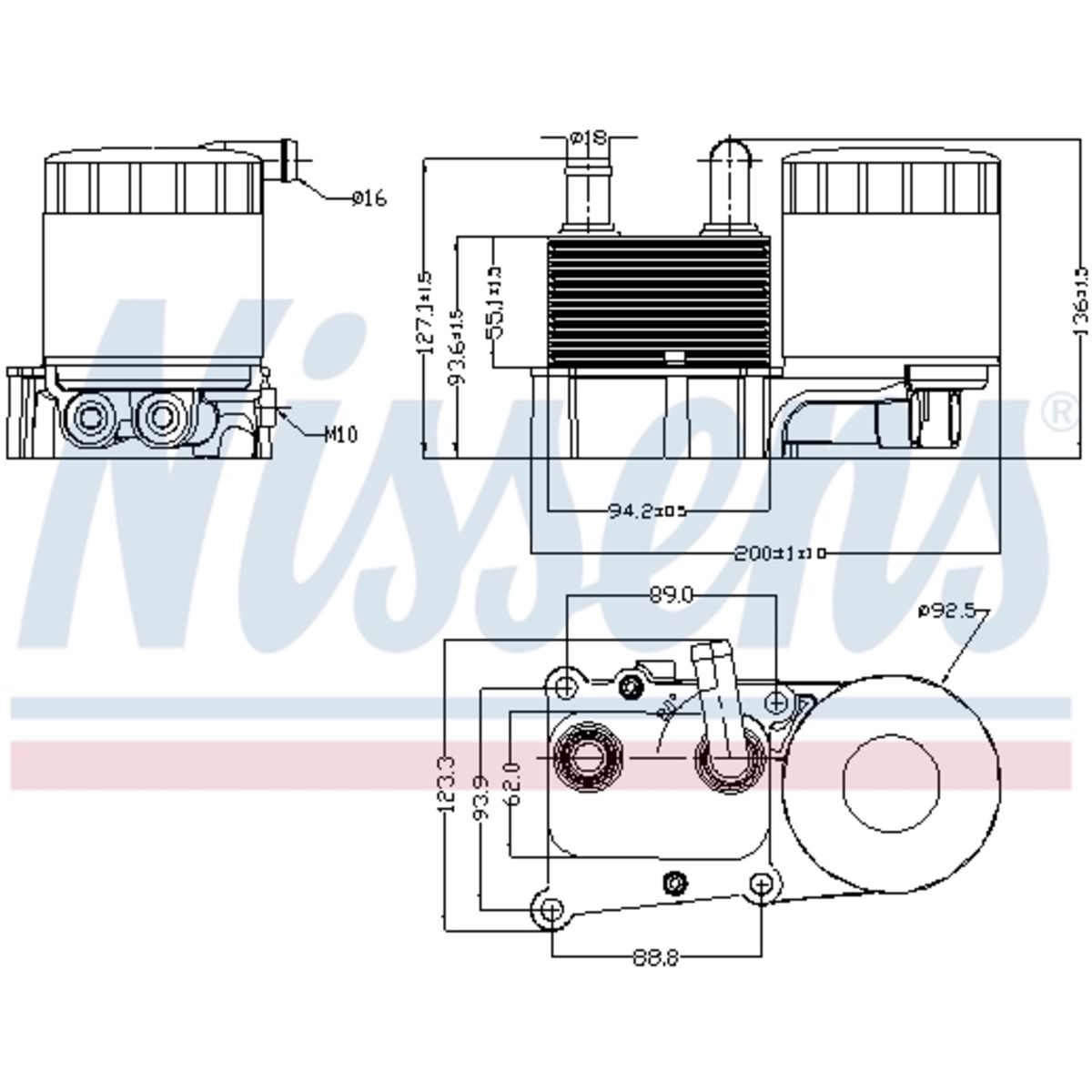 Image of Olie radiator, motorolie