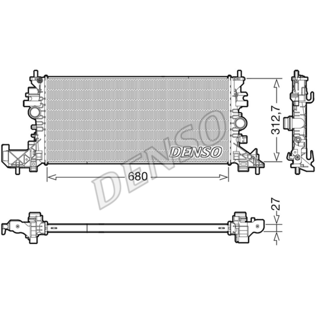 Radiator, motorkoeling