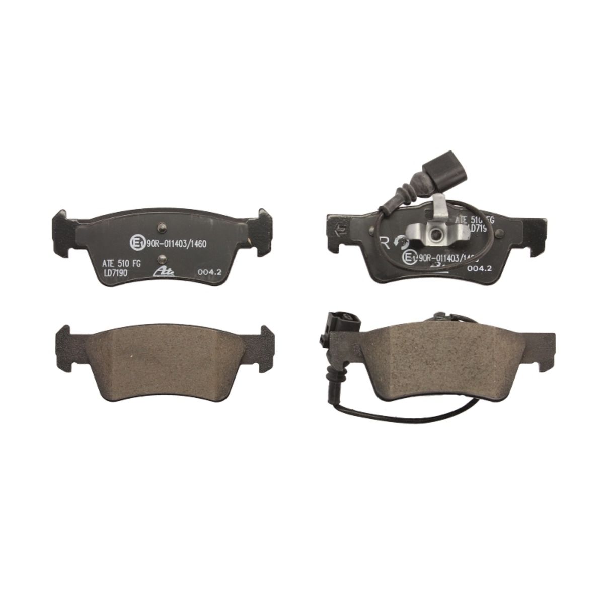 Kit De Plaquettes De Frein, Frein À Disque Ate Ceramic 13.0470-7190.2 Ate 13.04707190.2 Volkswagen - Image 3