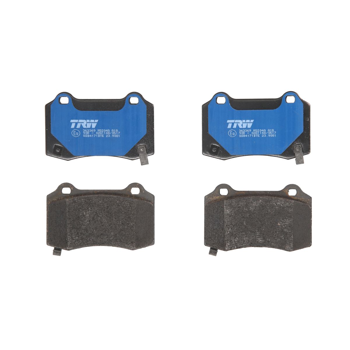 Trw Remblokset Gdb4171bte, Achter