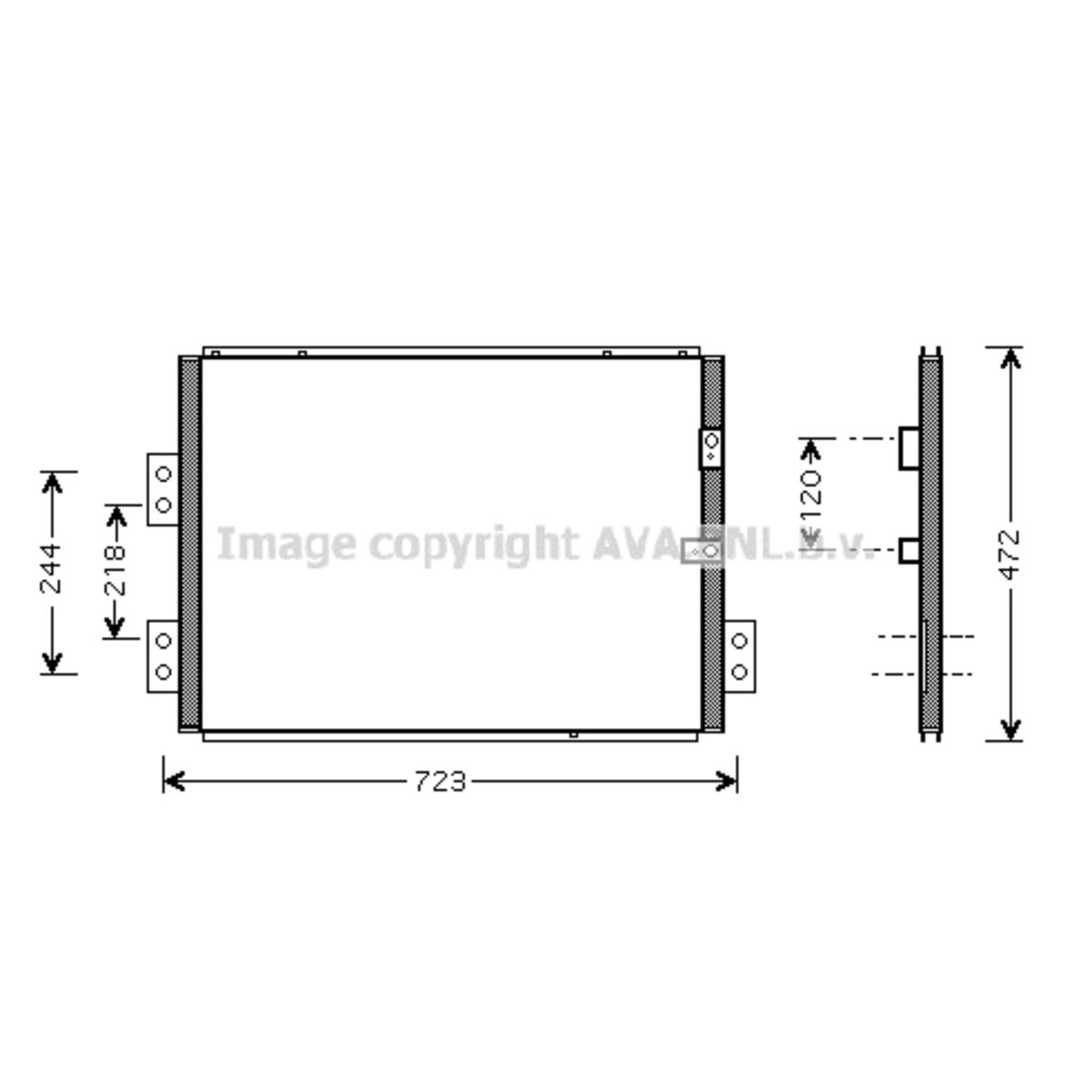 Image of Condensator, airconditioning
