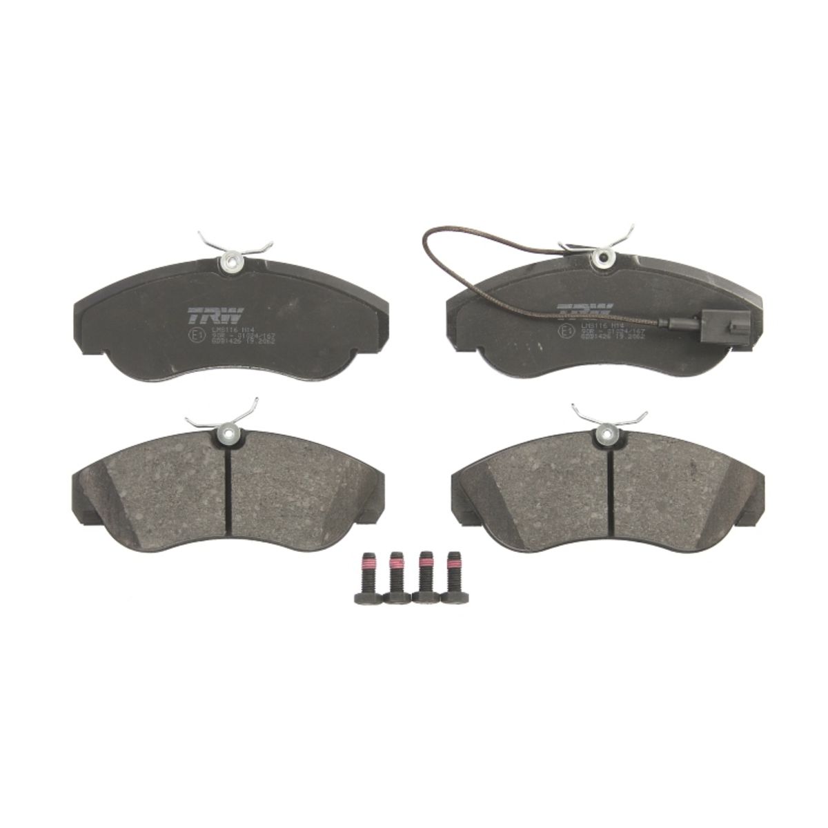 Bremsbelagsatz TRW GDB1426, Vorne