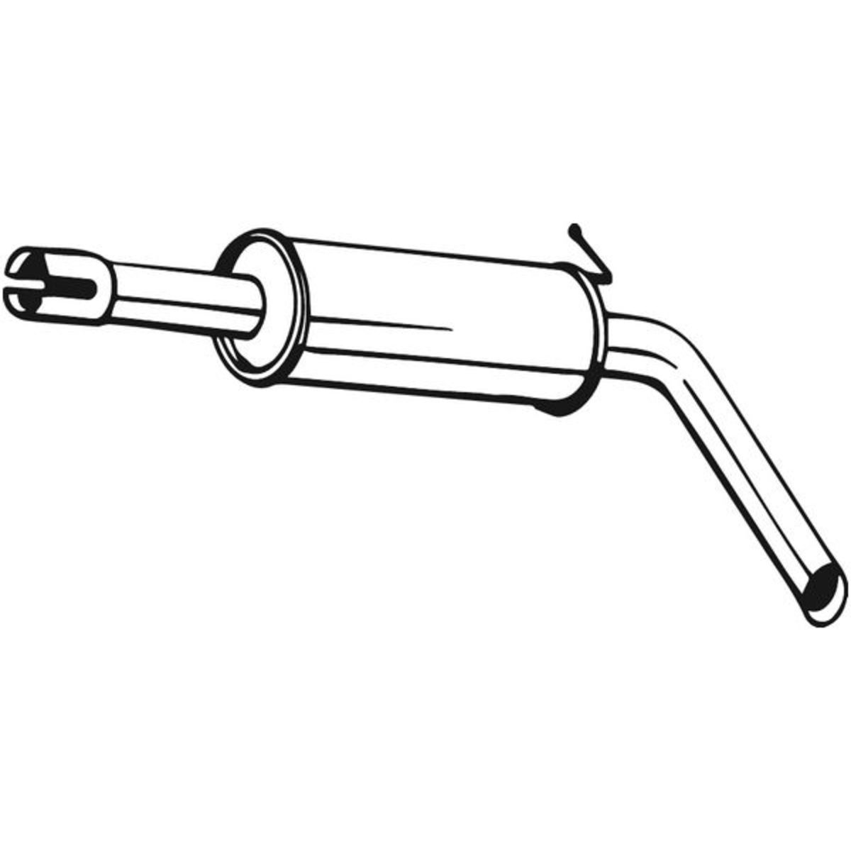 BOSAL Silenziatore Intermedio IAM-Expertise Per u.a. SKODA FABIA - Immagine 4