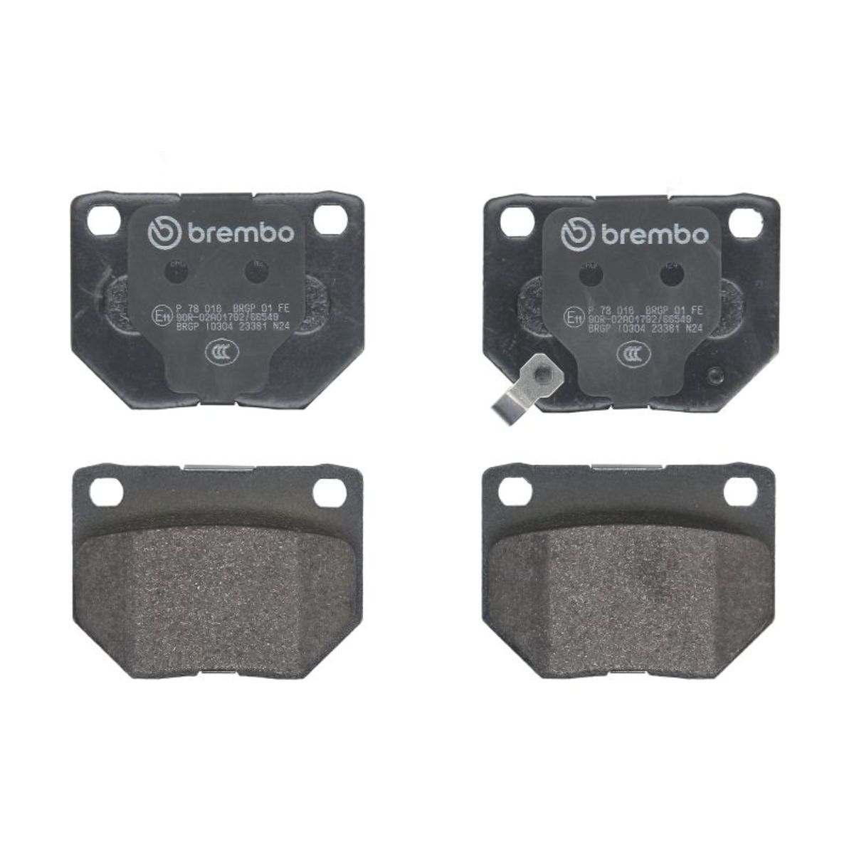 Brembo Jeu De Plaquettes De Frein P 78 016
