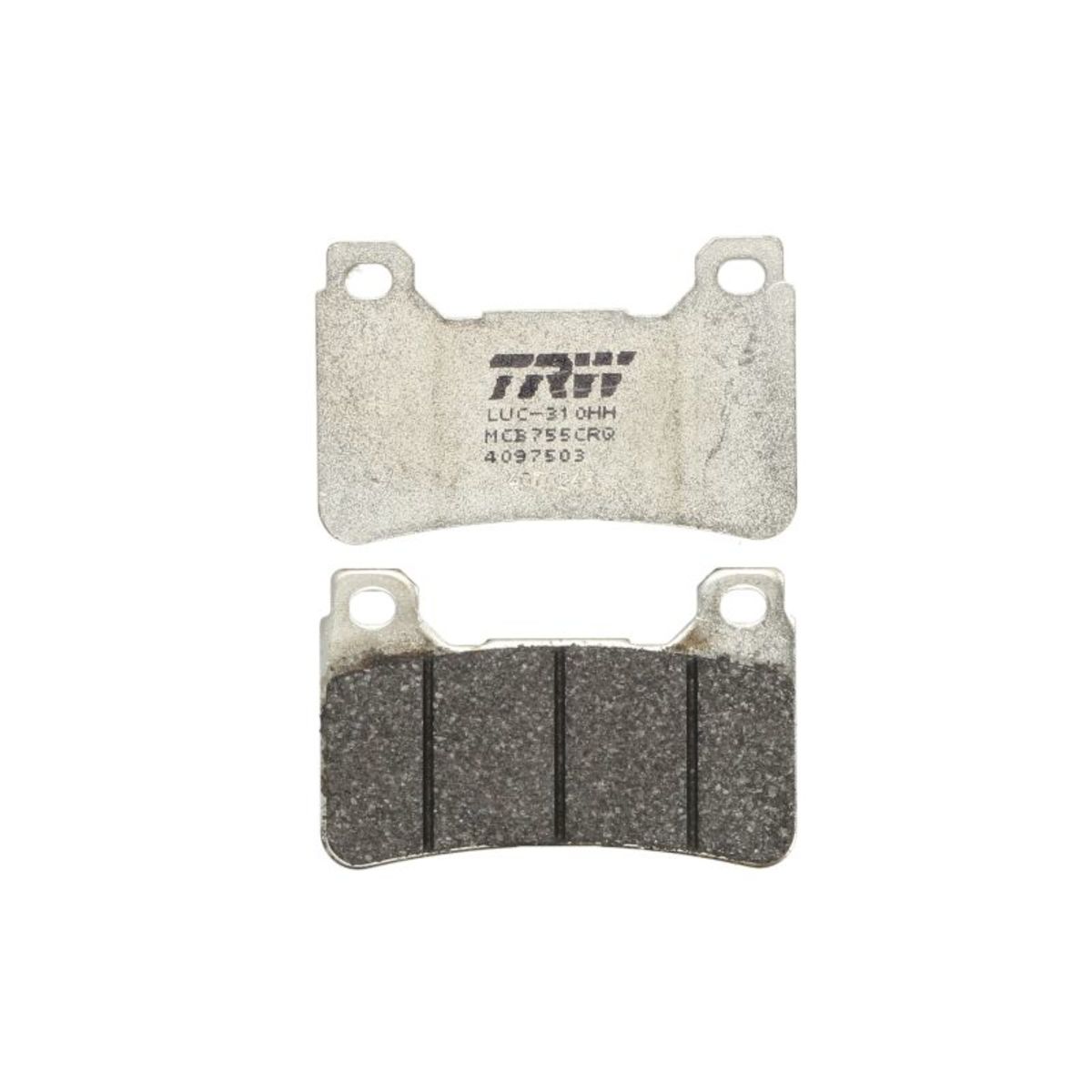 Jeu de plaquettes de frein TRW MCB755 sans homologation routière