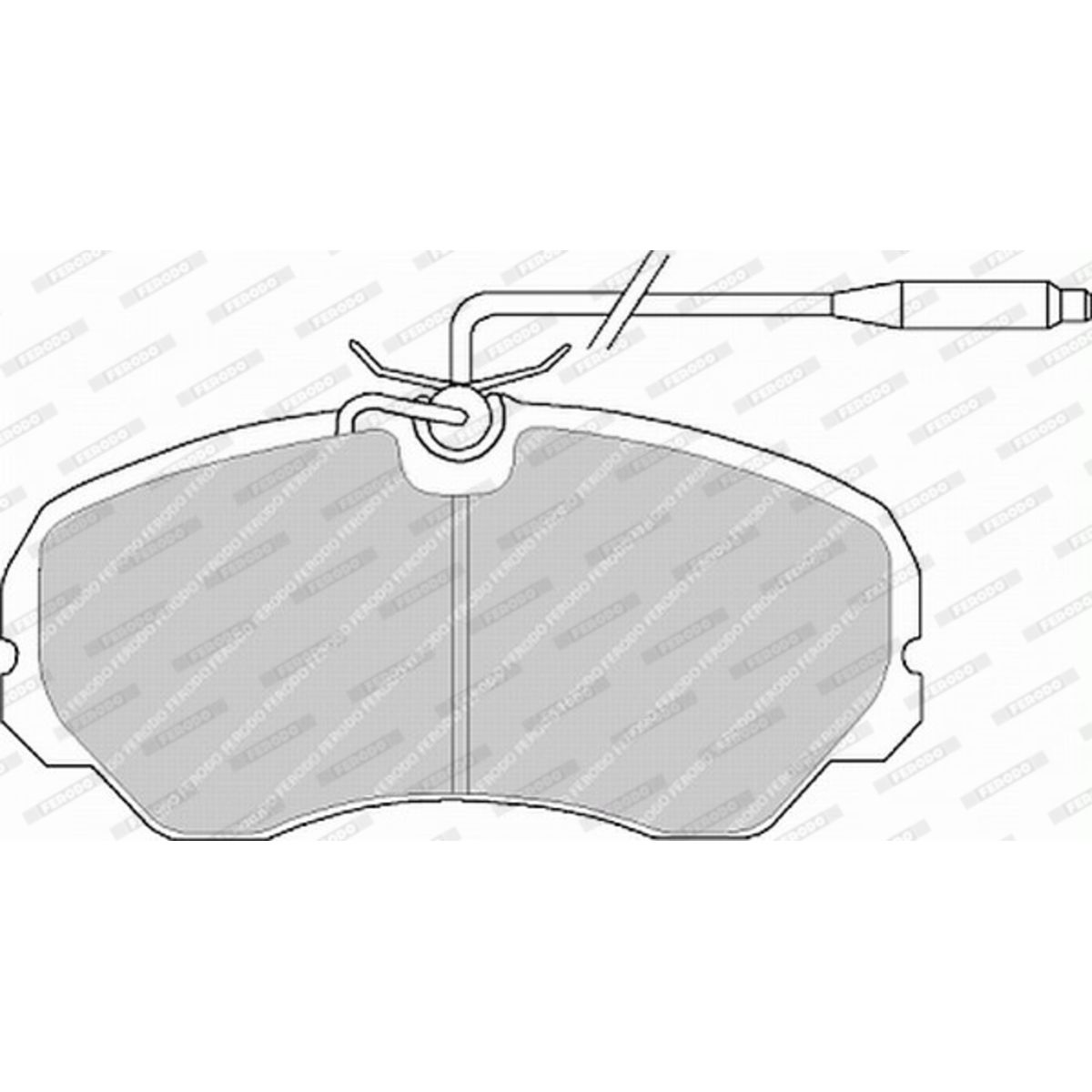 Bremsbelagsatz, Scheibenbremse PREMIER FERODO FVR510