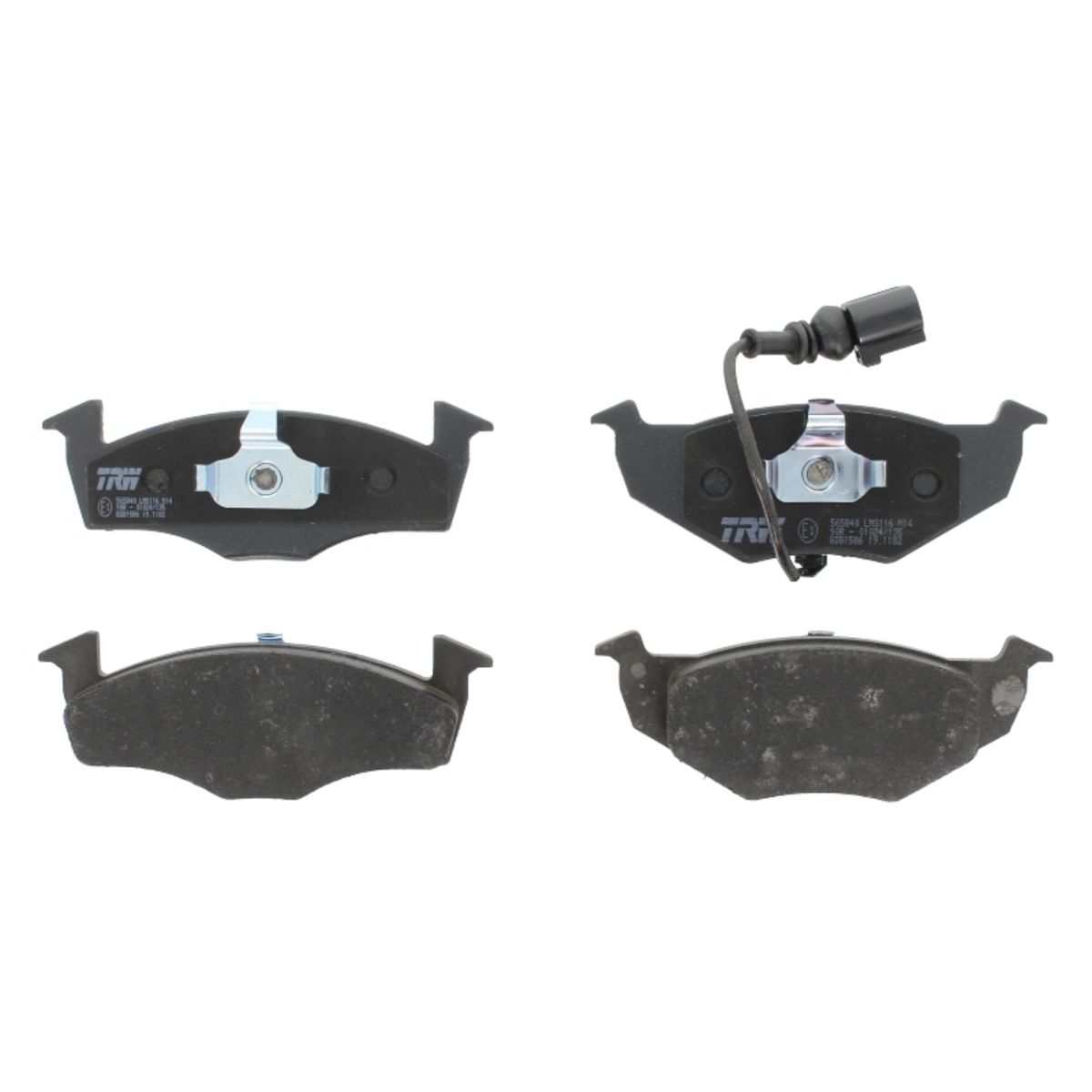 Trw Set Di Pastiglie Freno Gdb1586, Anteriore