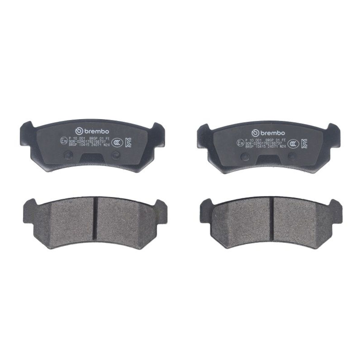 Brembo Jeu De Plaquettes De Frein P 10 001