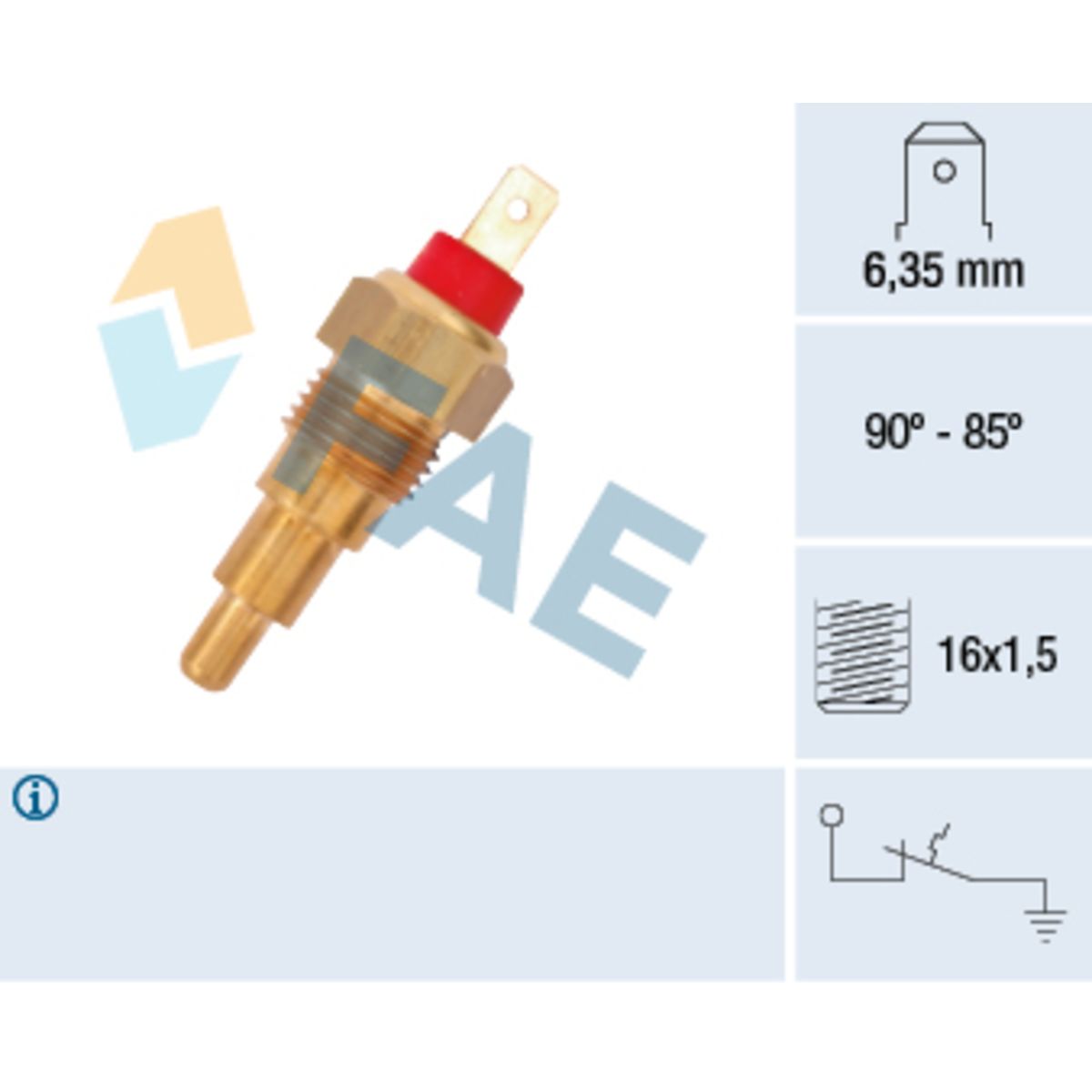 Image of Temperatuurschakelaar, radiateurventilator