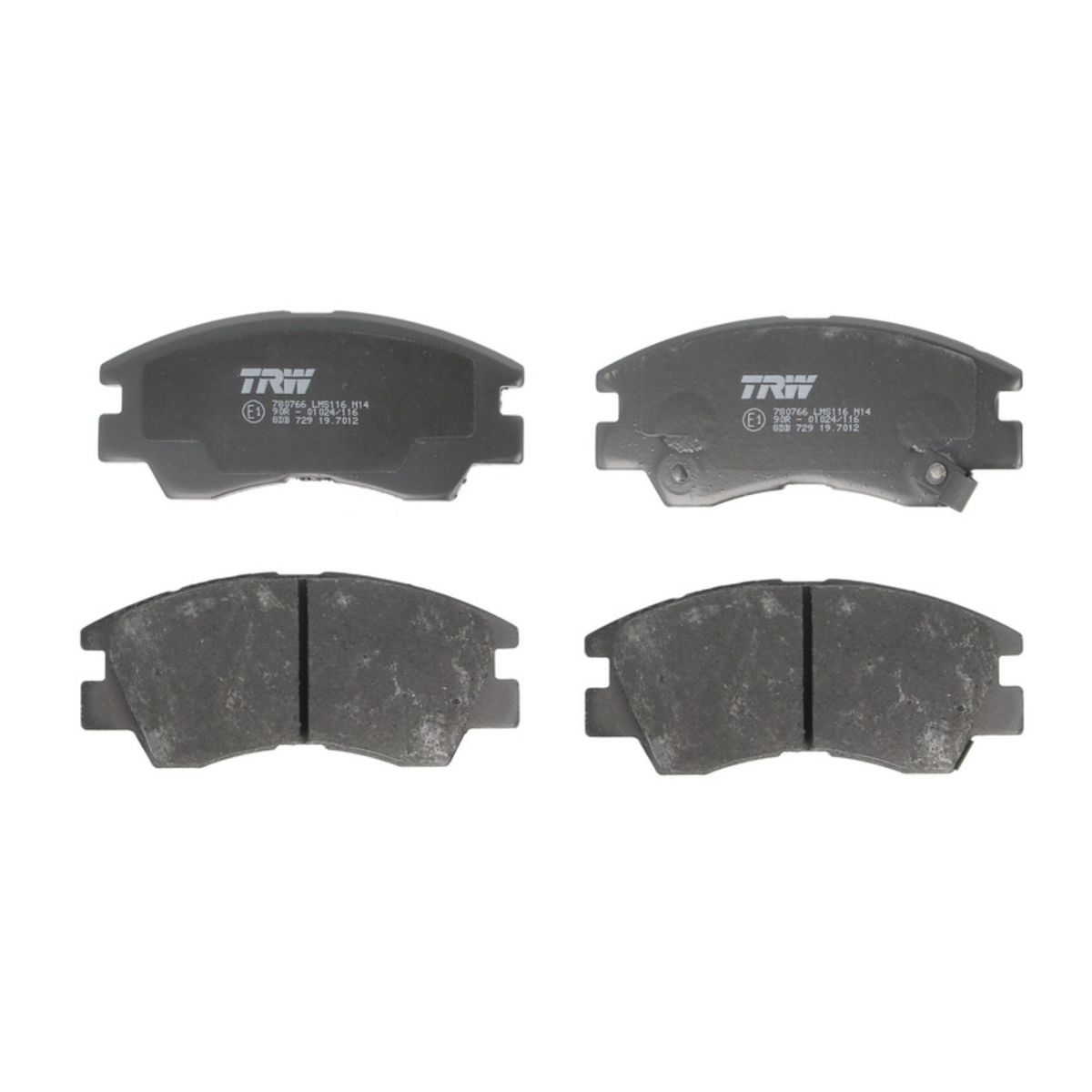Trw Set Di Pastiglie Freno Gdb729, Anteriore