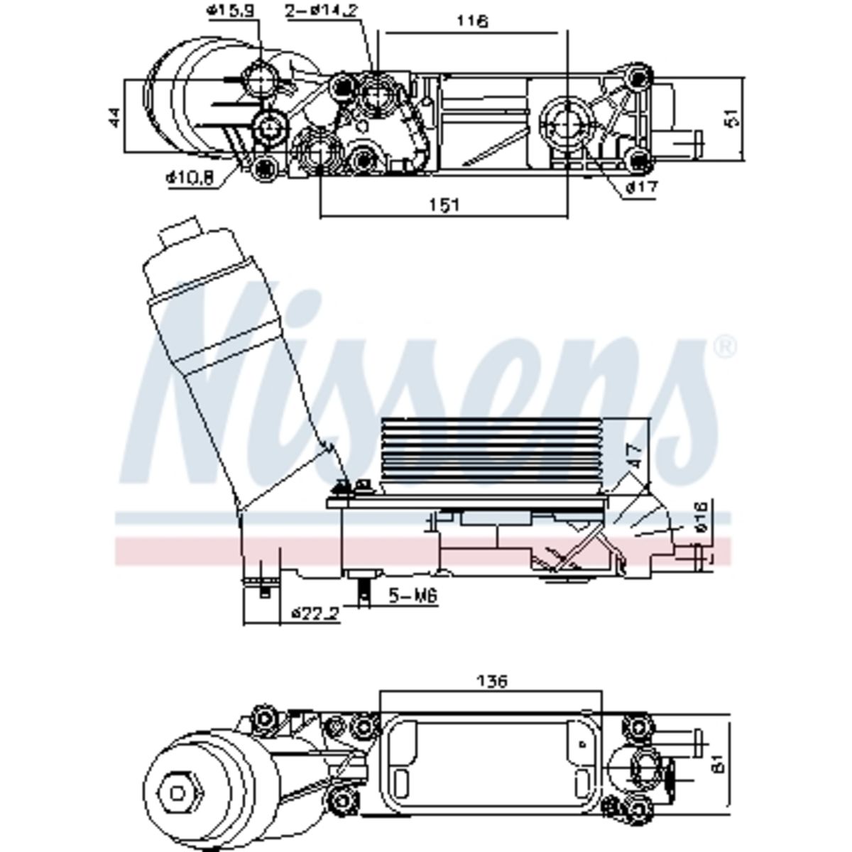 Image of Olie radiator, motorolie