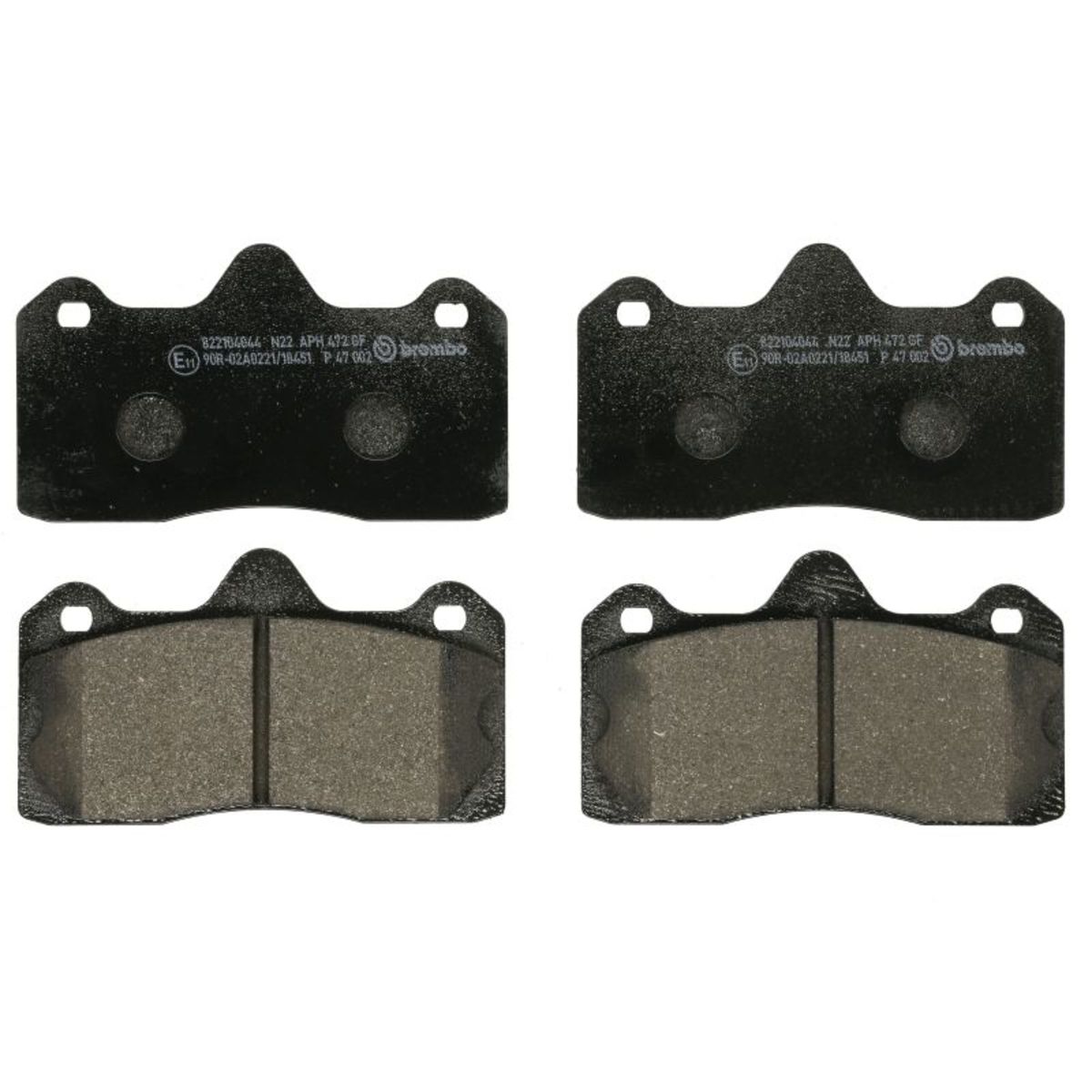 Brembo Bremsbelagsatz P 47 002