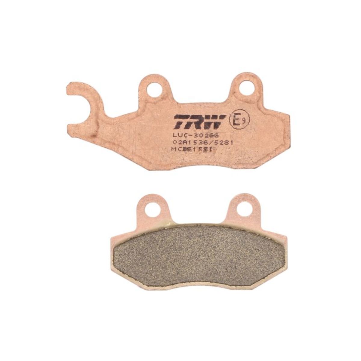 Jeu de plaquettes de frein TRW MCB615SI