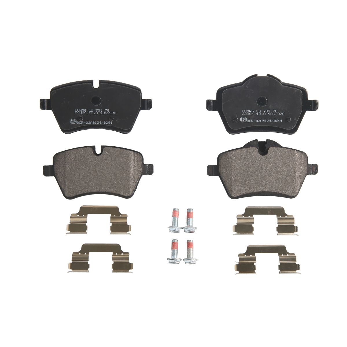 Bremsbelagsatz, Scheibenbremse BRECK 23984 00 701 00