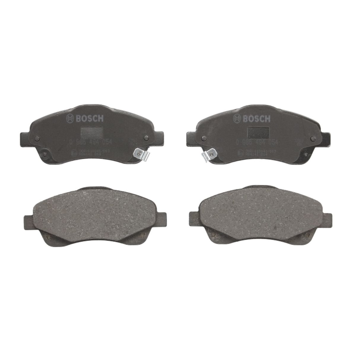 Bosch Jeu De Plaquettes De Frein 0 986 494 054, Avant