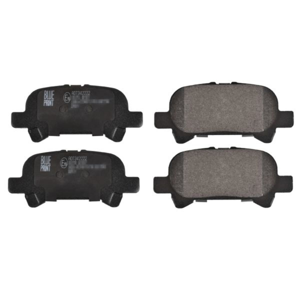 Blue Print Bremsbelagsatz Adt342222, Hinten