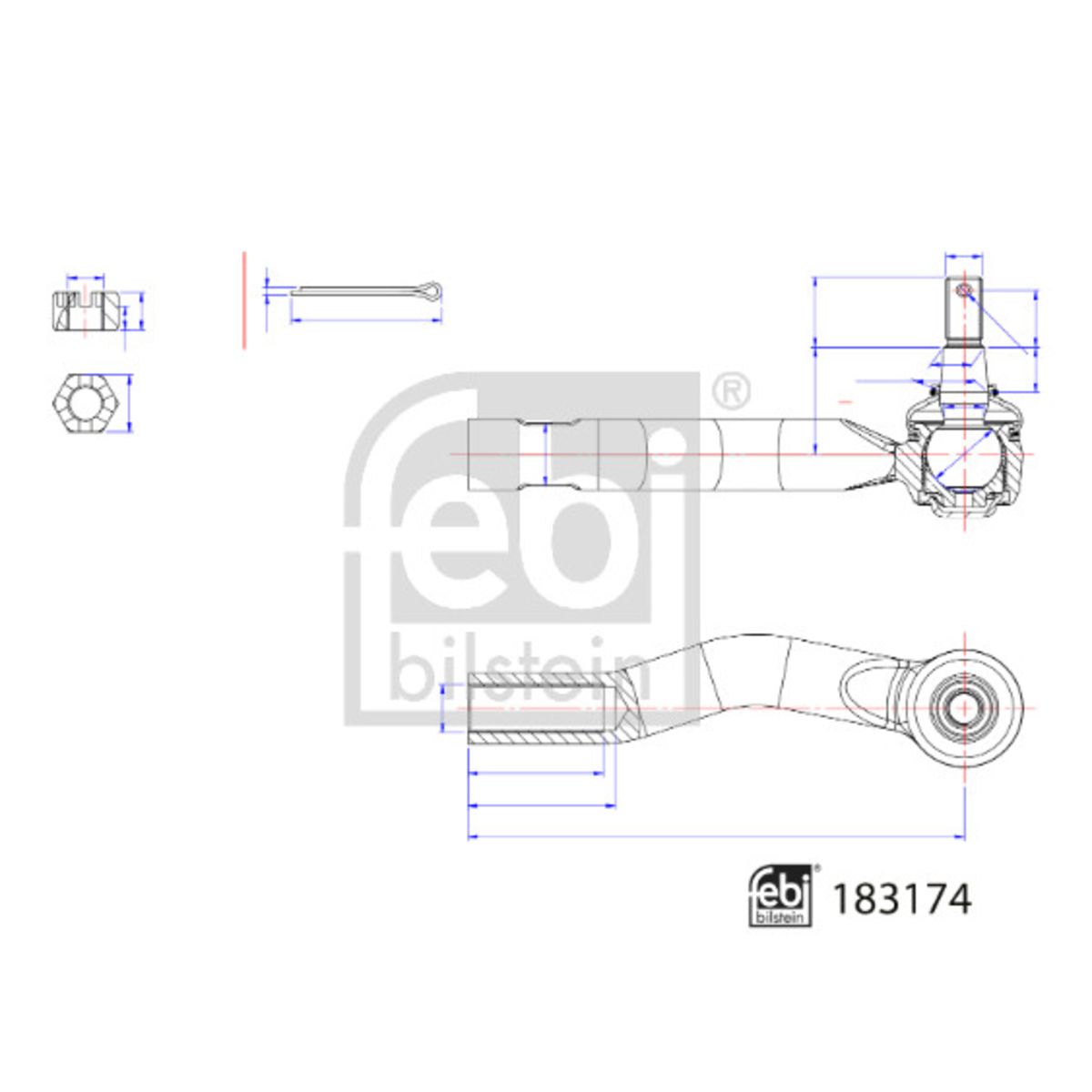 Spoorstangeind  BILSTEIN