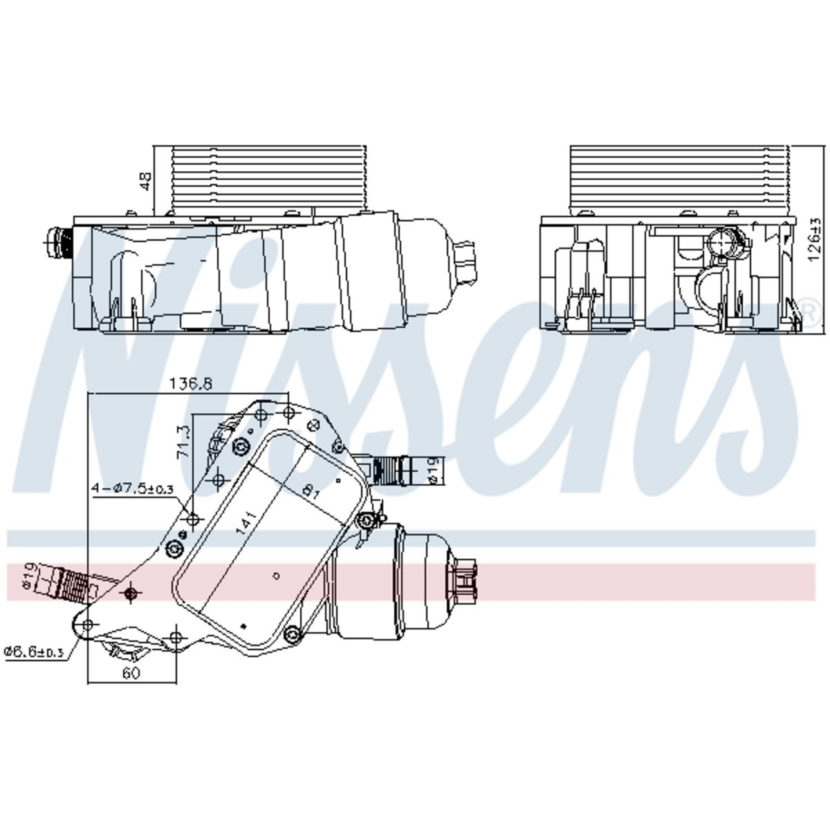 Olie radiator, motorolie