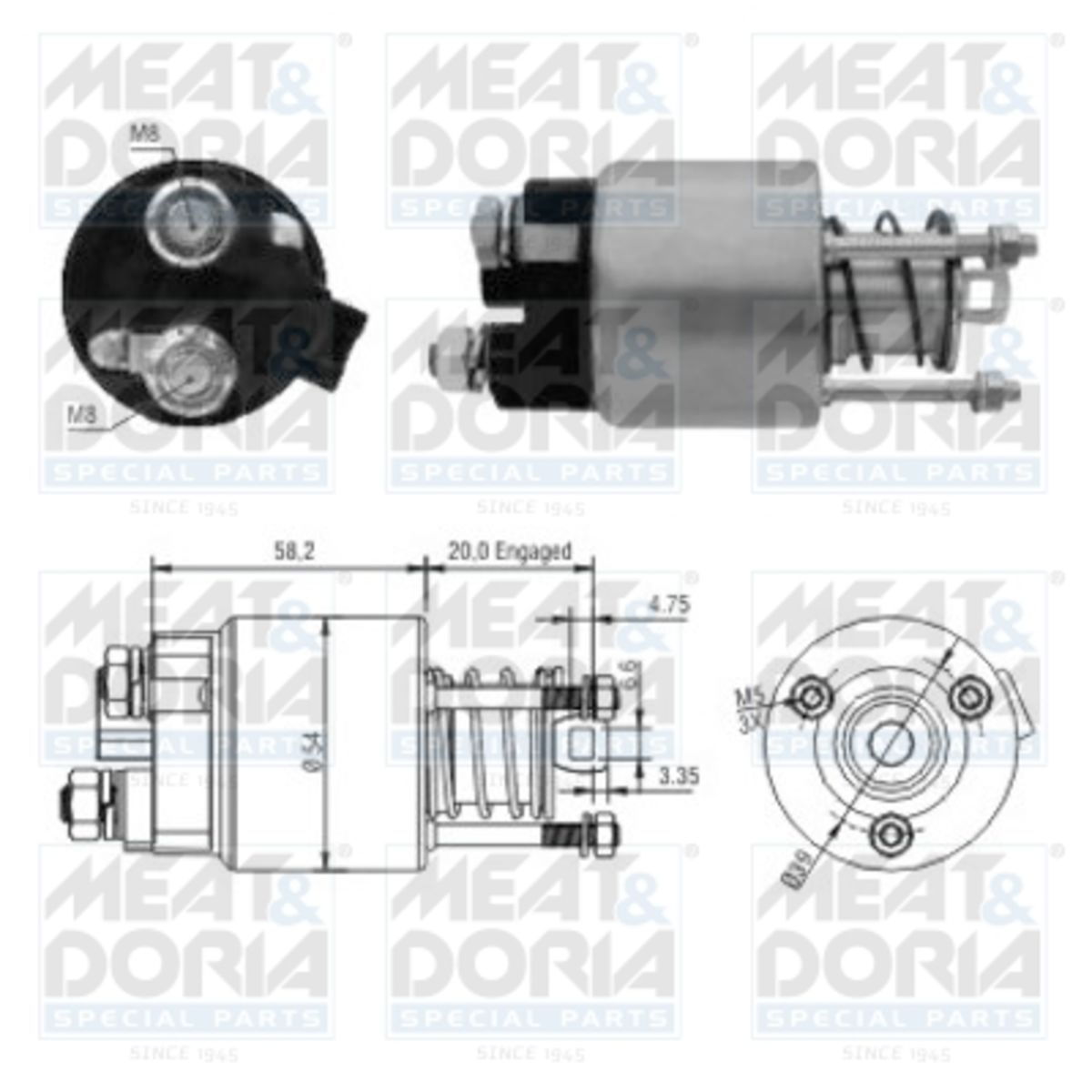 Meat & Doria Magnetschalter, Starter 46101