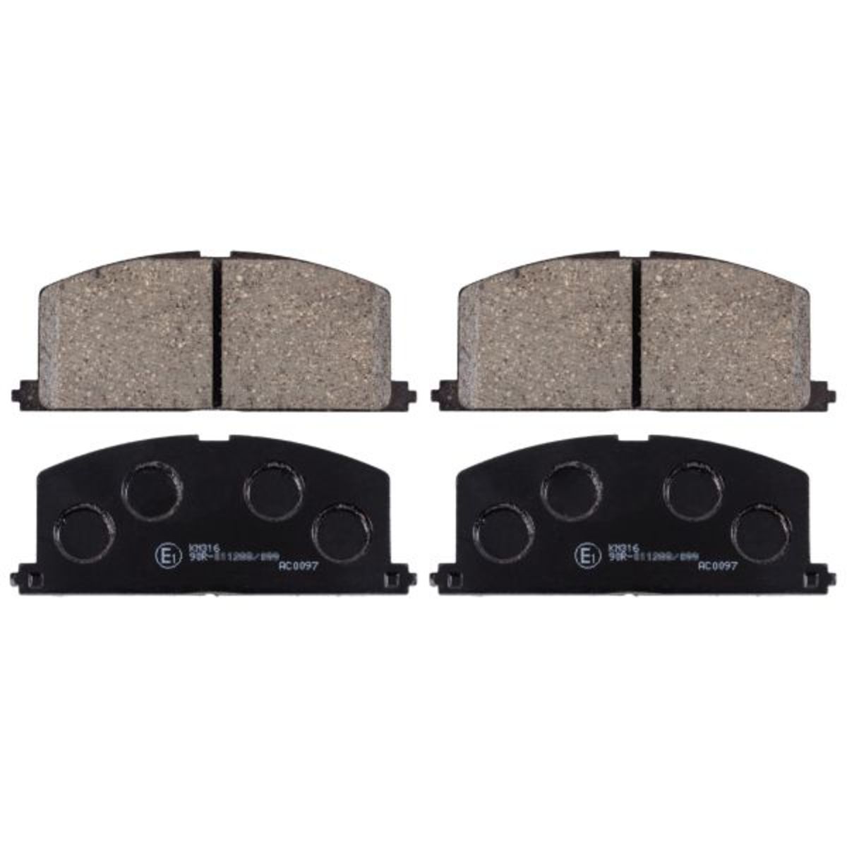 Blue Print Bremsbelagsatz Adt34279, Vorne