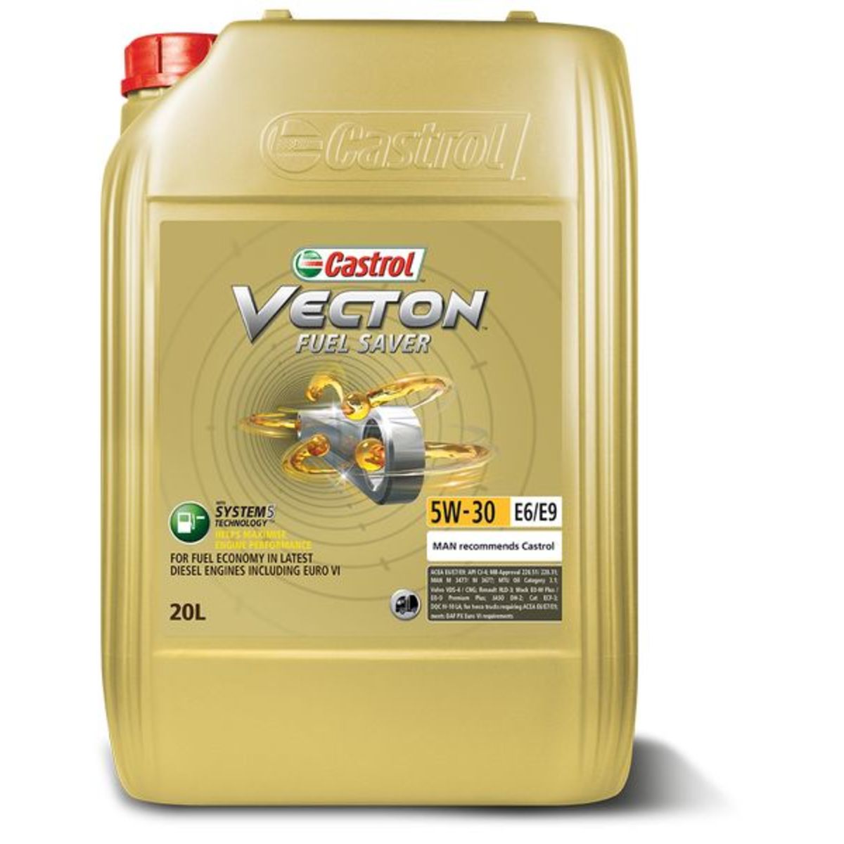 Huile moteur CASTROL Vecton FS E6/E9 5W30 20L