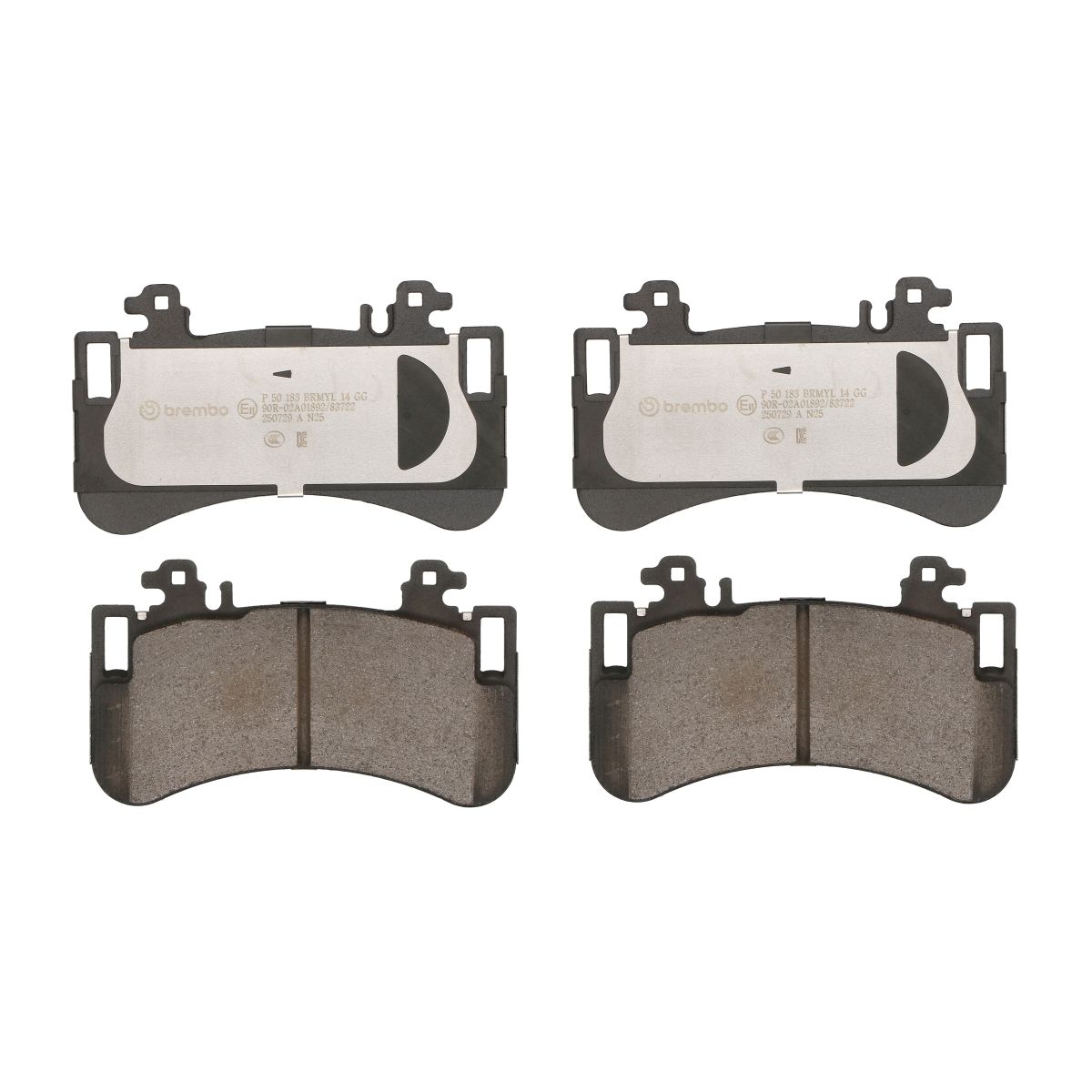 Brembo Bremsbelagsatz Größe 15 P 50 183