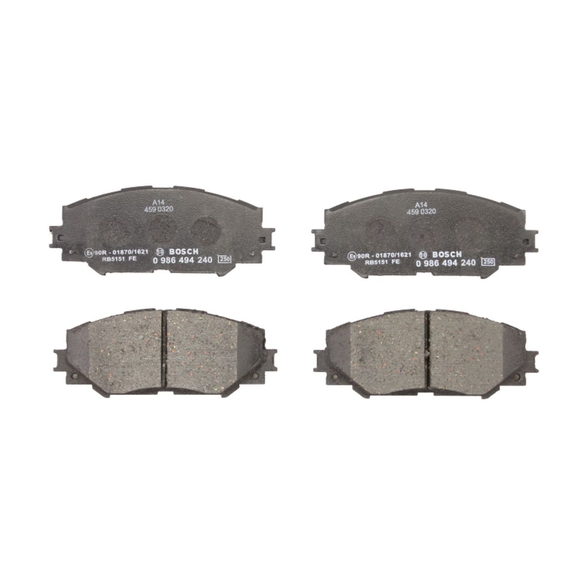 Bosch Jeu De Plaquettes De Frein 0 986 494 240, Avant