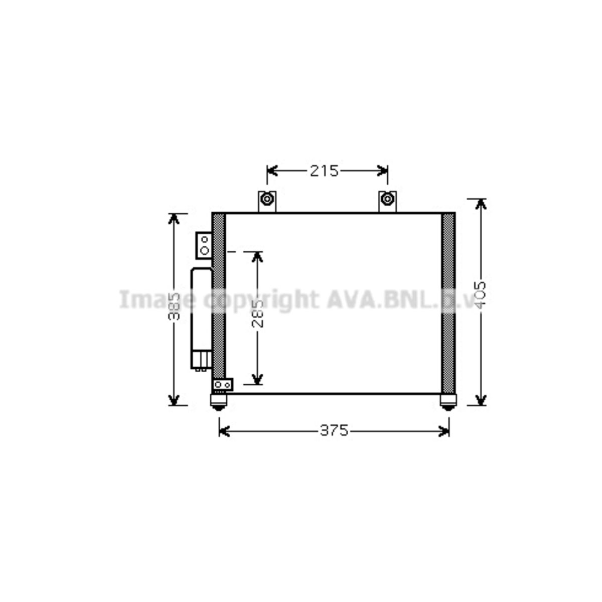 Image of Condensator, airconditioning   AVA