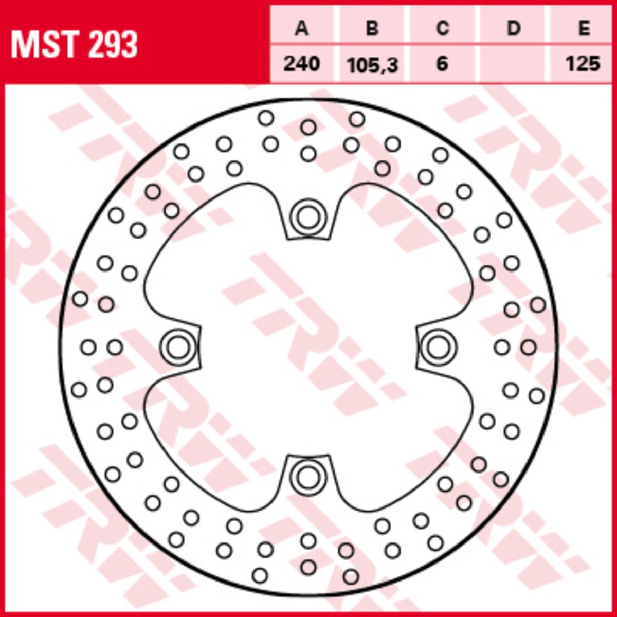 Disco freno TRW MOTO MST293