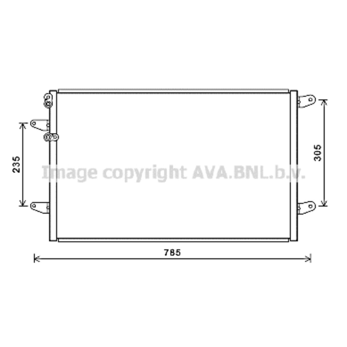 Image of Condensator, airconditioning   AVA