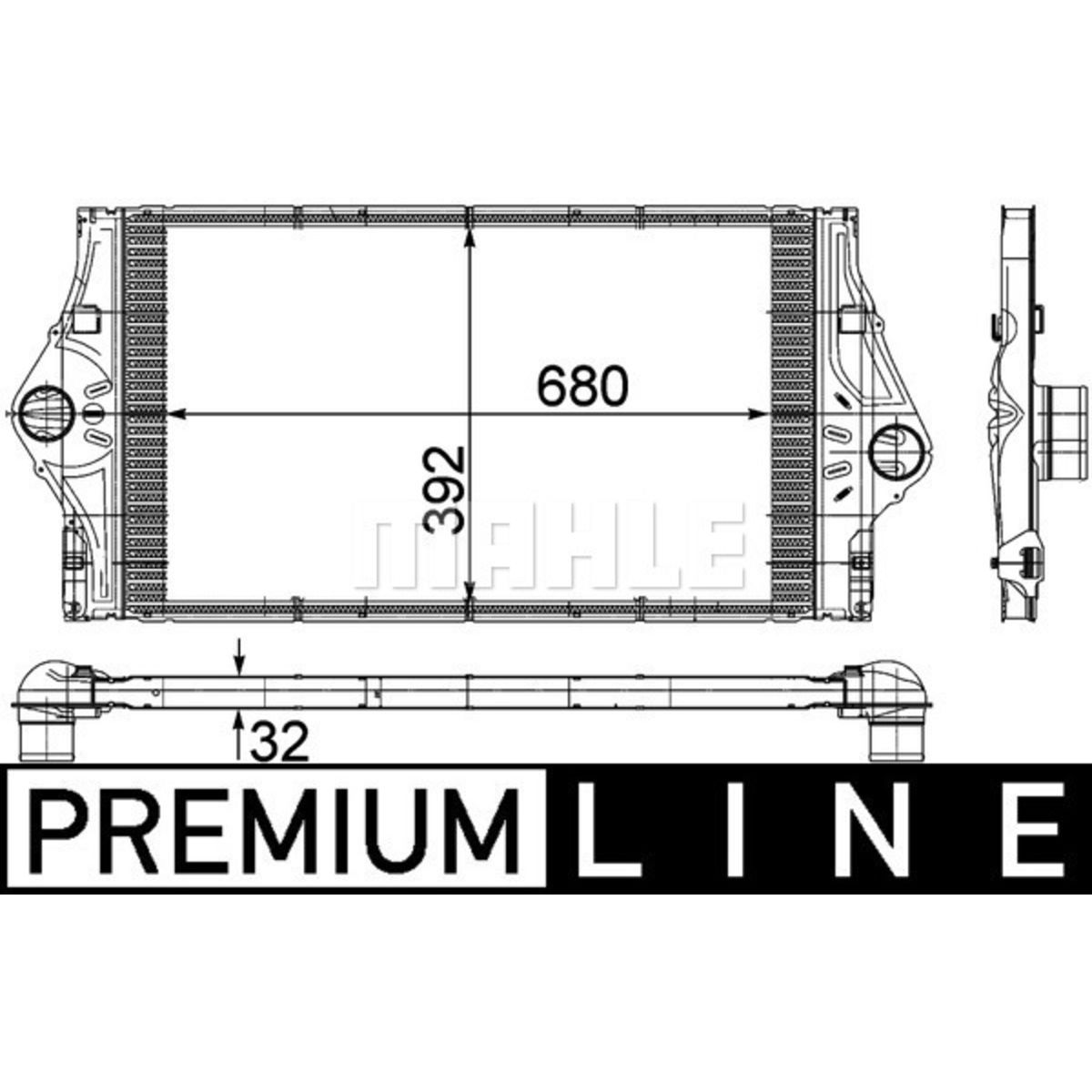 Image of Intercooler, inlaatluchtRadiator