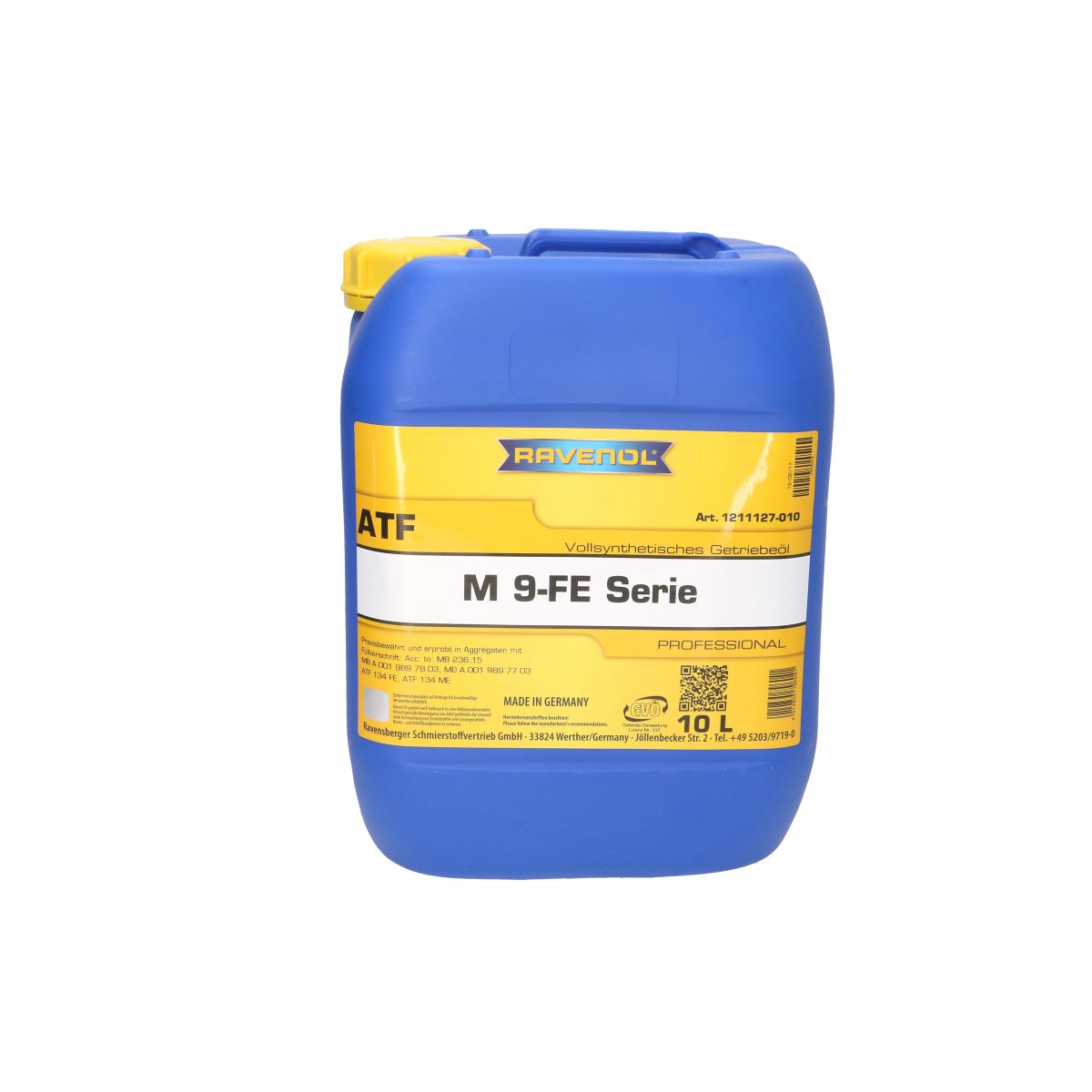 Huile de transmission RAVENOL 1211127 ATF M-9FE-SERIE 10L