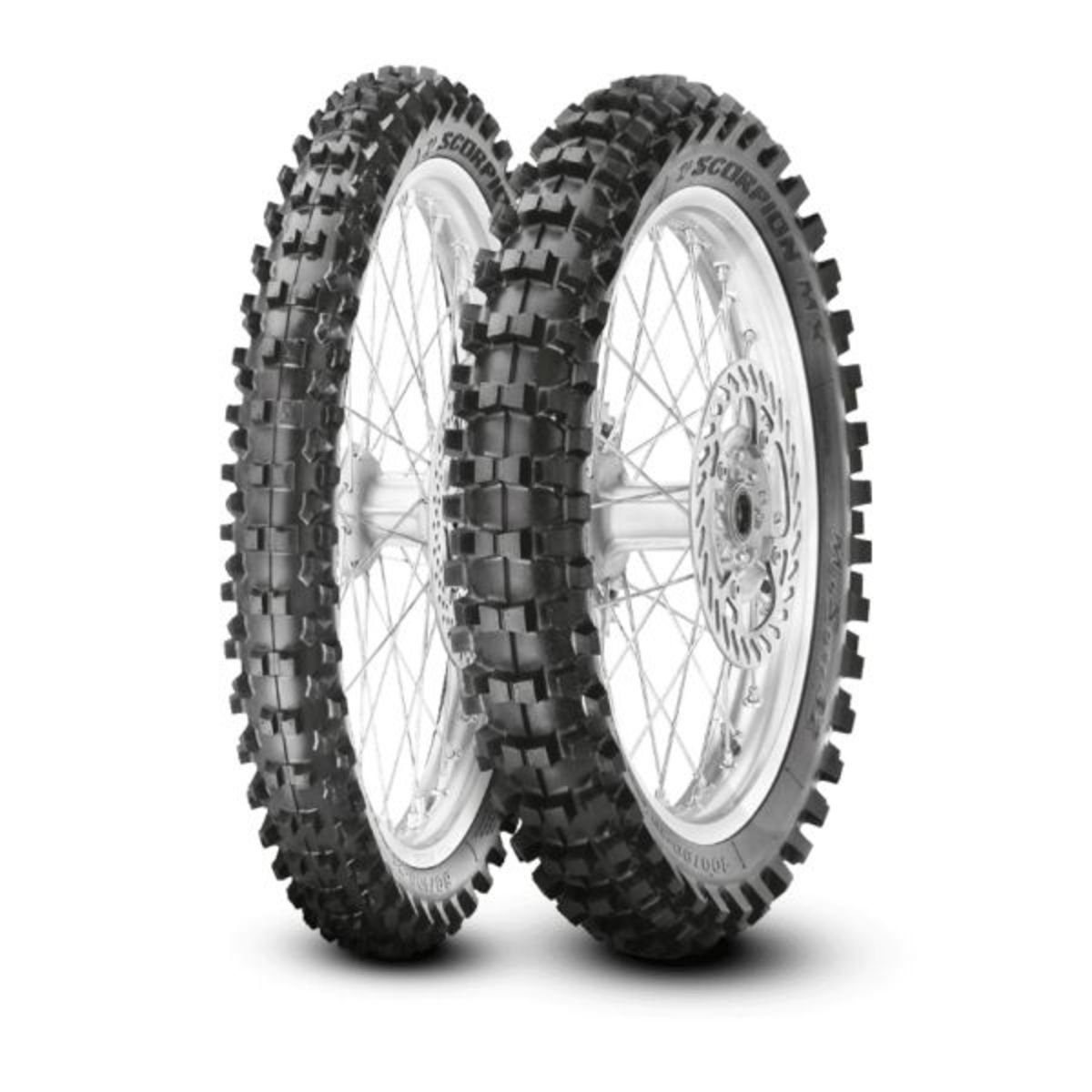 PIRELLI SCORPION MX MID SOFT 32 60/100-12 TT, Neumáticos de moto delantero
