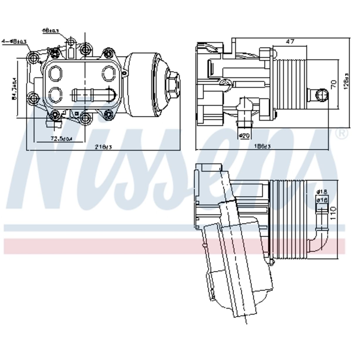 Image of Olie radiator, motorolie