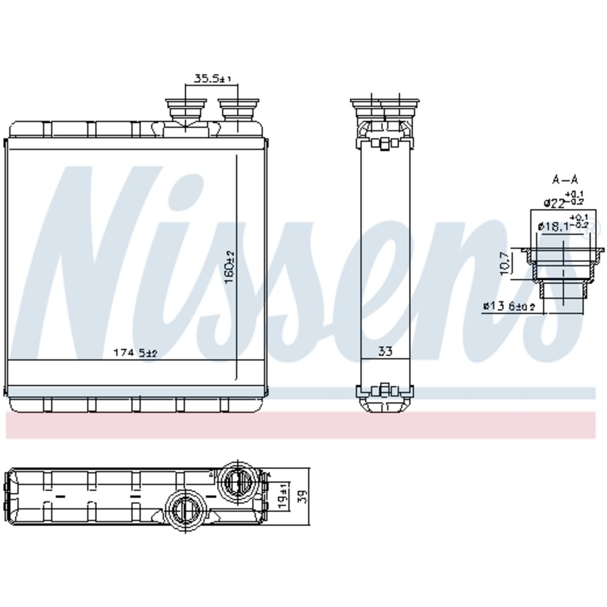 Nissens Scambiatore Calore 707302