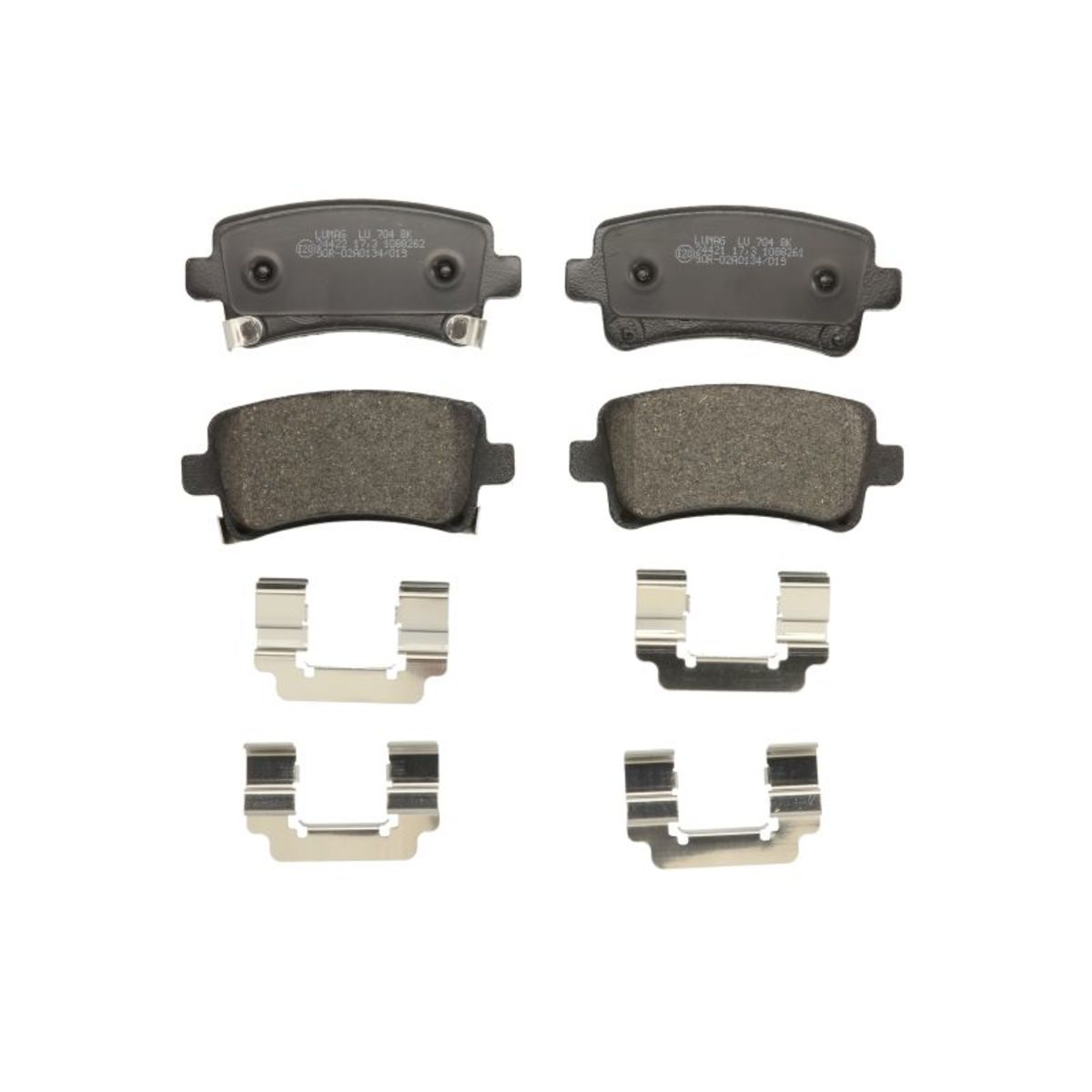 Breck Bremsbelagsatz 24421 00 704 20, Hinten