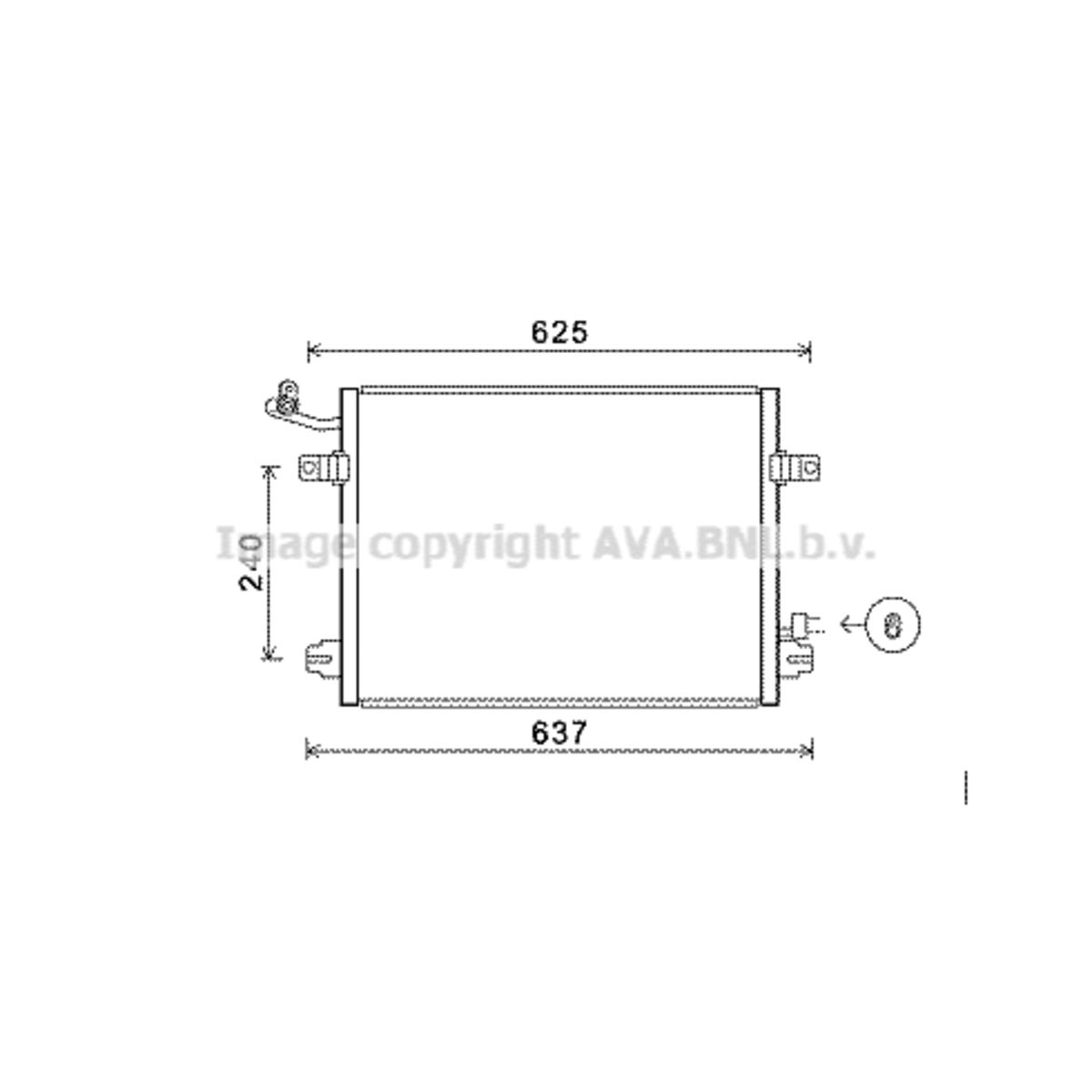 Image of Condensator, airconditioning