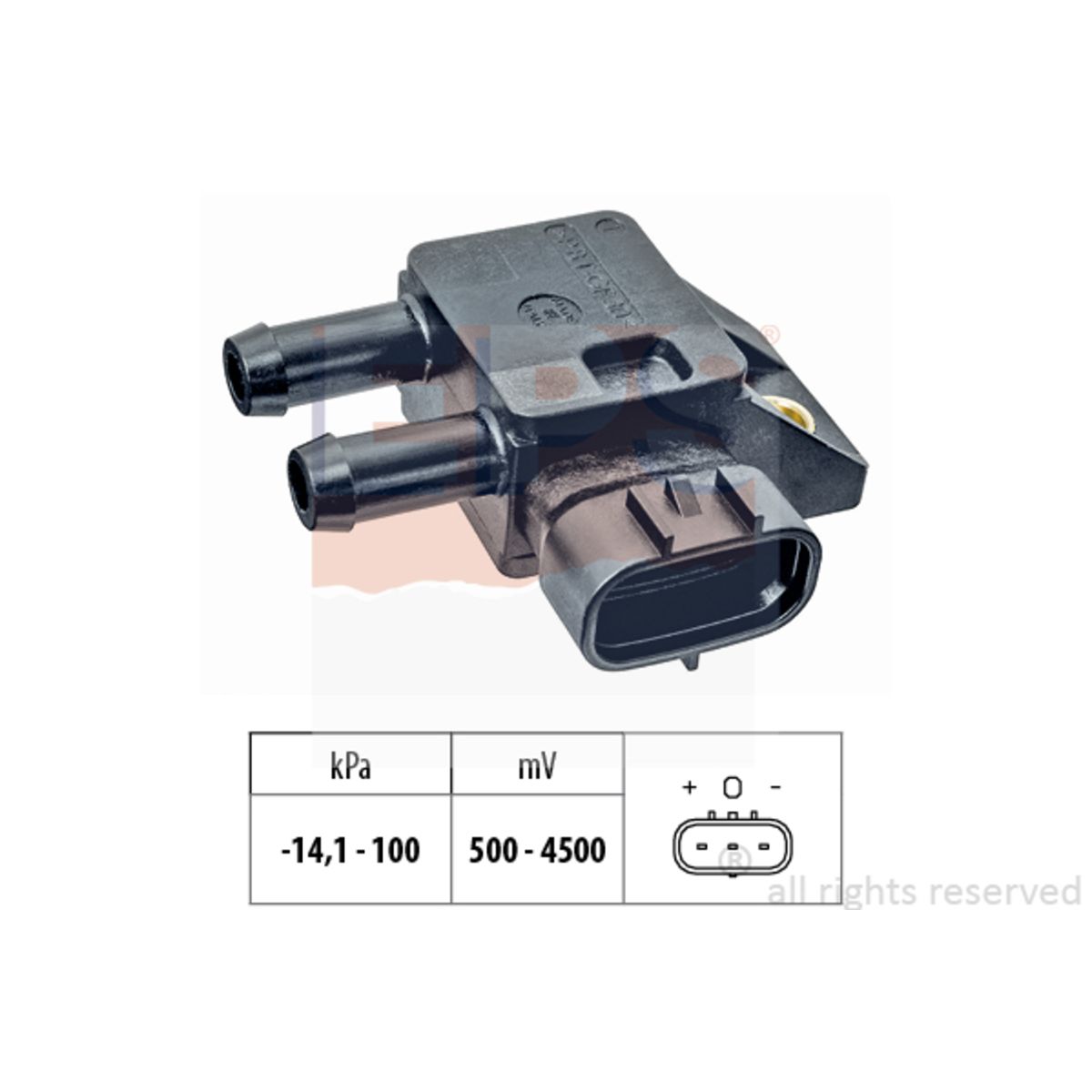 Image of Sensor, uitlaatgasdruk