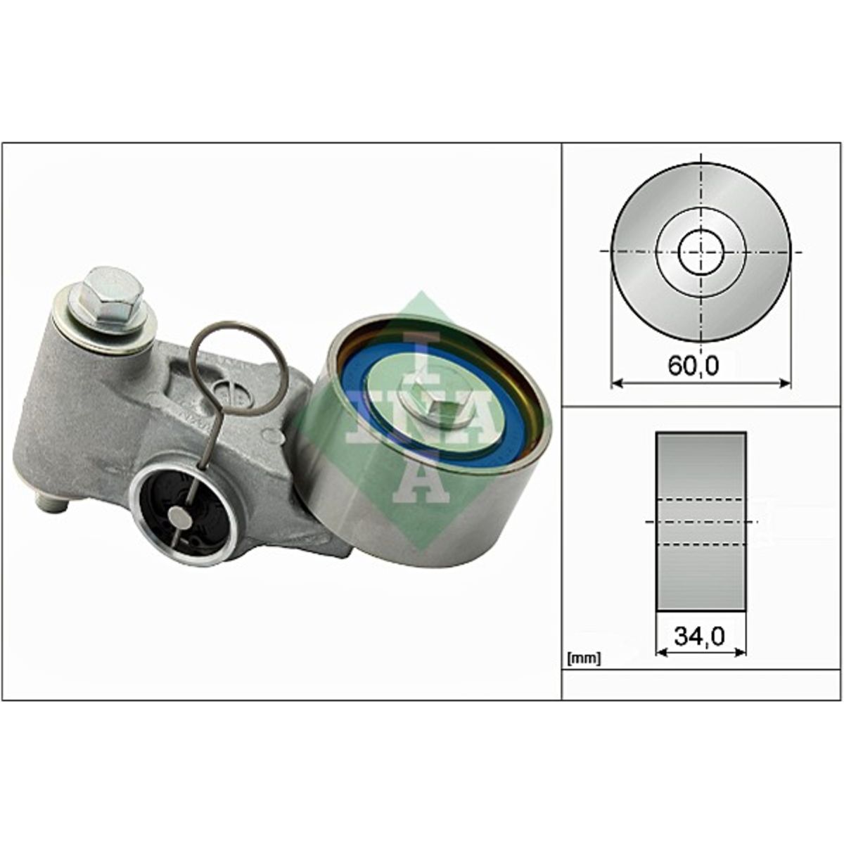 Schaeffler Ina Galet Tendeur, Courroie De Distribution 531 0655 20