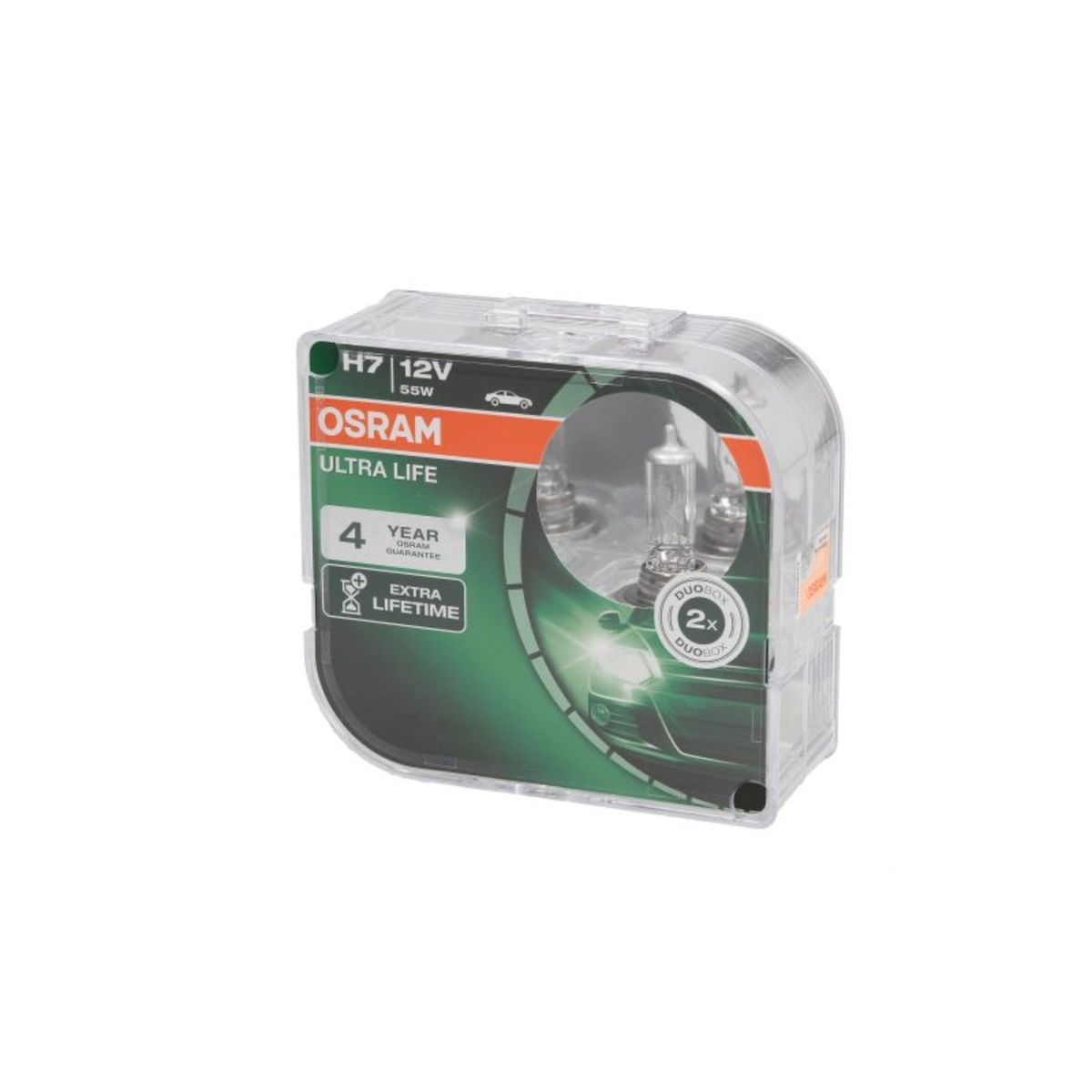 Image of Lamp Halogeen  H7 Ultra Life 12V/55W, 2 Stuk