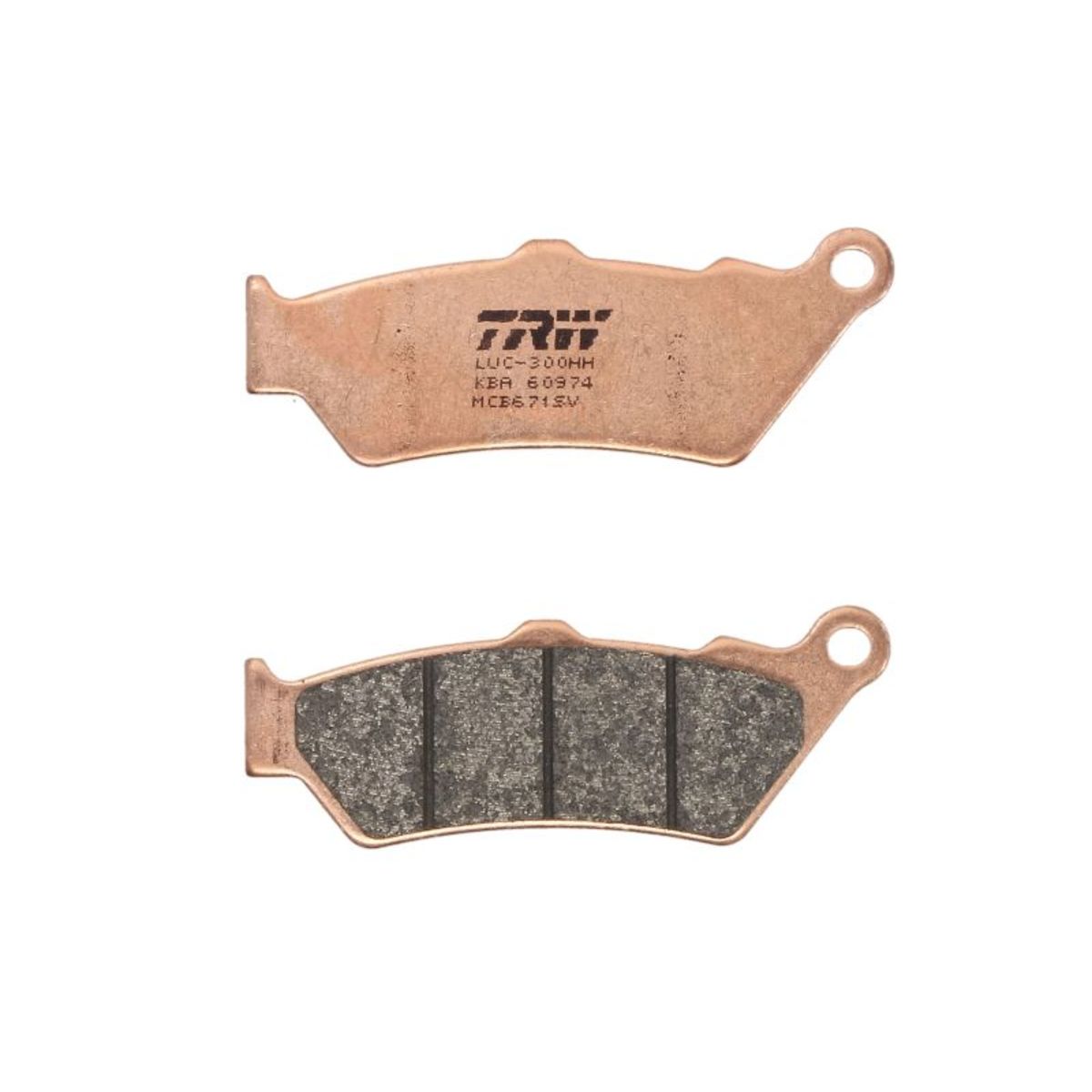 Jeu de plaquettes de frein TRW MCB671SV
