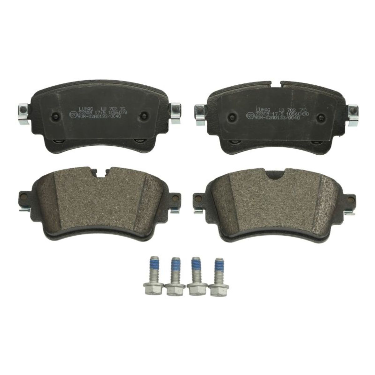 Breck Bremsbelagsatz 22308 00 702 00, Hinten